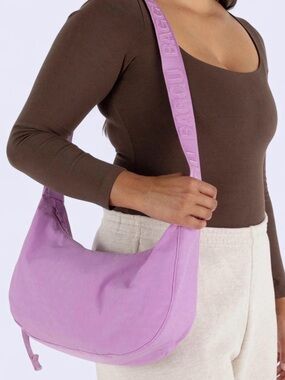 Baggu Peony Medium Crescent Bag